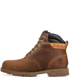 Коричневые кожаные ботинки Timberland