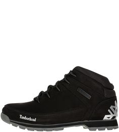 Черные демисезонные ботинки из нубука Euro Sprint Hiker Timberland