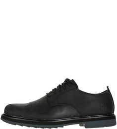 Черные кожаные ботинки с каблуком Timberland