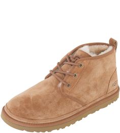 Замшевые коричневые ботинки UGG