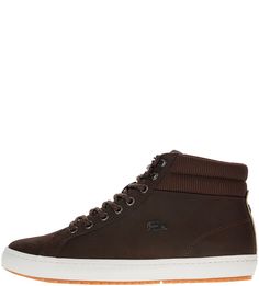 Высокие кожаные кеды Straightset Lacoste