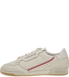 Бежевые кожаные кеды Continental 80 W Adidas Originals