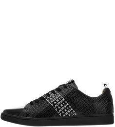 Черные кожаные кеды Carnaby Evo Lacoste