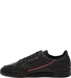 Черные кожаные кеды на шнуровке Continental 80 Adidas Originals