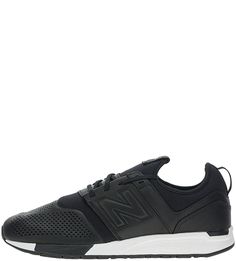 Кожаные кроссовки черного цвета 274 New Balance