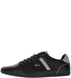Черные кроссовки с тонкой подошвой Chaymon Lacoste