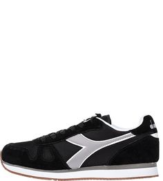 Текстильные кроссовки с контрастными вставками Diadora