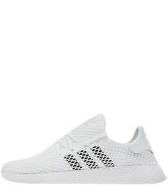 Белые текстильные кроссовки Deerupt Runner Adidas Originals