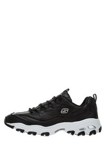 Кроссовки черного цвета на объемной подошве Skechers