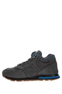 Высокие утепленные кроссовки из нубука 574 New Balance