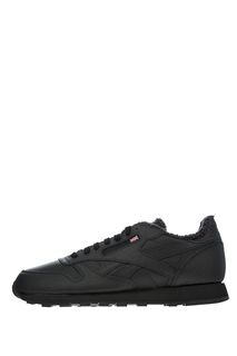 Черные утепленные кроссовки CL Leather Reebok Classic