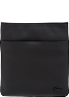 Маленькая черная сумка через плечо Lacoste