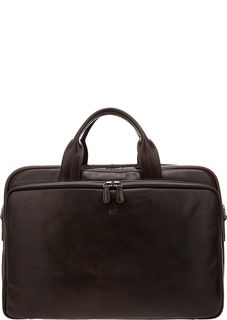 Коричневая вместительная сумка из натуральной кожи Braun Büffel