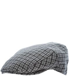 Серая кепка из полиэстера и шерсти Barbour