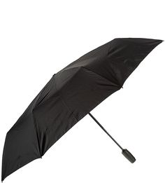 Складной автоматический зонт с куполом черного цвета Eleganzza