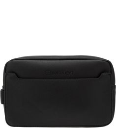 Черная косметичка с карманами Calvin Klein Jeans