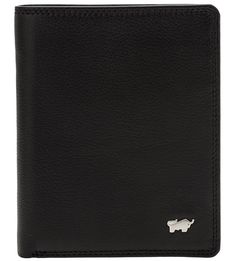 Черное портмоне из натуральной кожи Braun Büffel