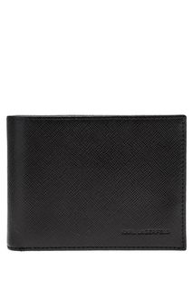 Черное портмоне из натуральной кожи Karl Lagerfeld