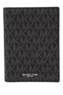Обложка для паспорта с монограммой бренда Gifting Michael Michael Kors