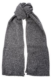 Серый шарф с добавлением шерсти btc