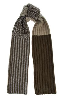 Полушерстяной шарф мелкой вязки Finn Flare
