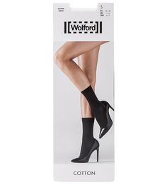 Белые носки с высоким содержанием хлопка Wolford