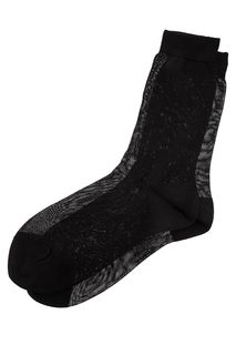Шелковые носки черного цвета Collonil
