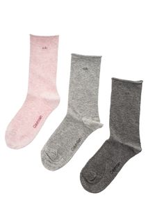 Комплект из трех пар хлопковых носков Calvin Klein Jeans