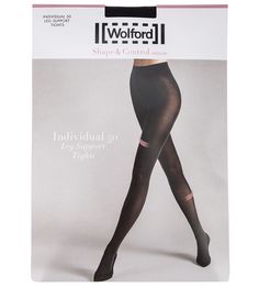 Поддерживающие колготки черного цвета Individual 50 Wolford