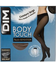 Колготки телесного цвета с широким поясом Body Touch Dim