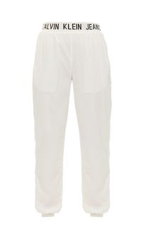 Белые брюки джоггеры Calvin Klein Jeans