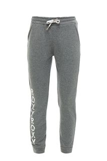 Серые брюки в спортивном стиле с манжетами Roxy