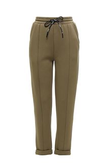 Брюки джоггеры цвета хаки из вискозы Urban Tiger