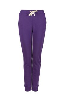 Фиолетовые брюки в спортивном стиле с манжетами The Cave