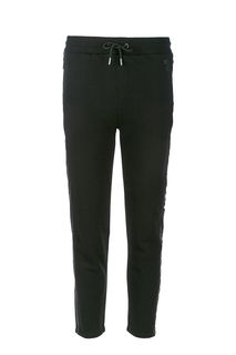 Хлопковые брюки с логотипом бренда Karl Lagerfeld