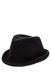 Черная полушерстяная шляпа Noryalli