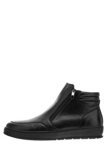 Черные кожаные полусапоги M.Shoes