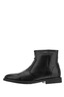 Черные кожаные полусапоги M.Shoes