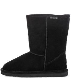 Однотонные черные сапоги Bearpaw