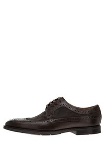 Кожаные туфли с брогированием Clarks