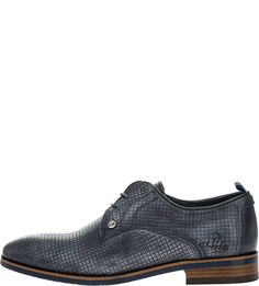 Кожаные туфли дерби синего цвета Rehab Footwear