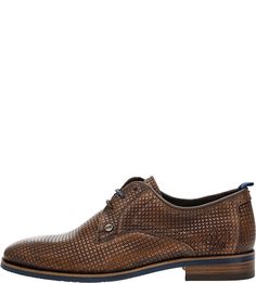 Кожаные туфли дерби коричневого цвета Rehab Footwear