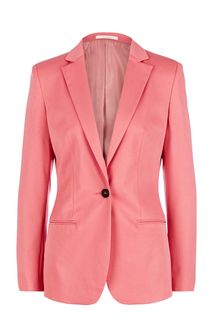 Пиджак розового цвета с застежкой на пуговицу La Biali