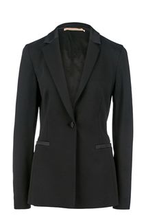 Черный пиджак из вискозы Pennyblack
