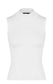 Жилет белого цвета из вискозы Marciano Guess