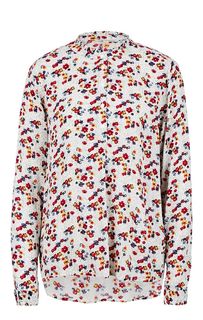 Туника-блуза из вискозы с цветочным принтом Tom Tailor Denim