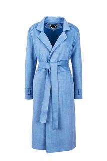 Легкое пальто синего цвета La Pina