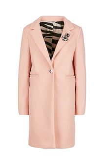 Розовое пальто с карманами Liu Jo