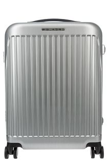 Чемодан на колесах серебристого цвета Piquadro
