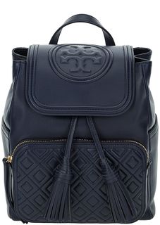 Кожаный рюкзак с откидным клапаном Tory Burch